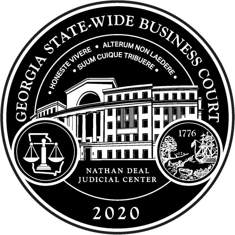 The Official Seal Georgia State Wide Business Court Georgia